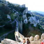 Romantiche rovine del castello dos Mouros Sintra-Ruine romantice la castelul maurilor Sintra