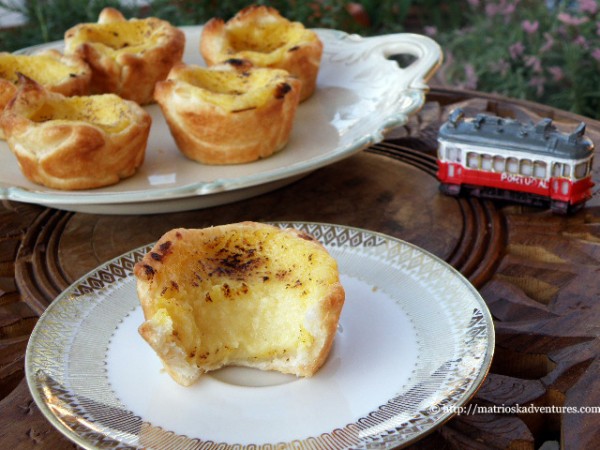 immagini tortine alla crema -pasteis de nata portoghese